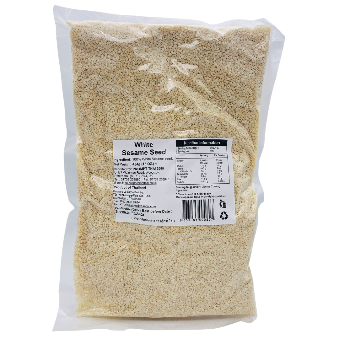 White Sesame Seeds 454g By XO – Thai Food Online (authentic Thai ...