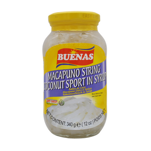 Shredded (string) Macapuno 340g Jar by Buenas