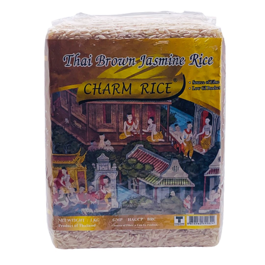 Thai Brown Jasmine Rice 1kg by Charm