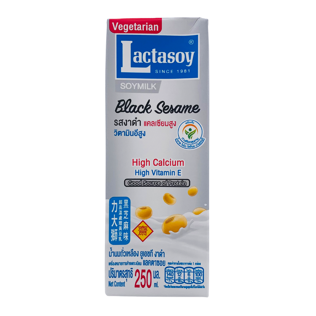 Black Sesame Soy Milk 250ml by Lactasoy