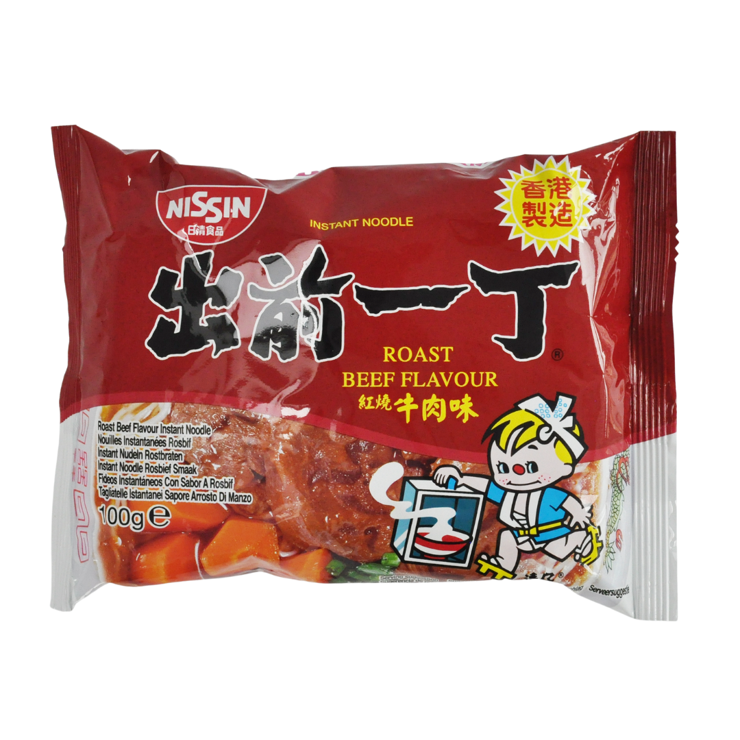 Roast Beef Flavoured Demae Ramen Instant Noodles 100g by Nongshim (Nissin)