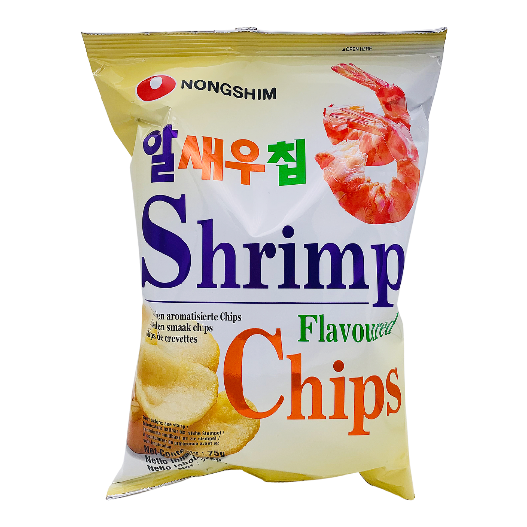 Shrimp Flavoured Chips 75g by Nongshim