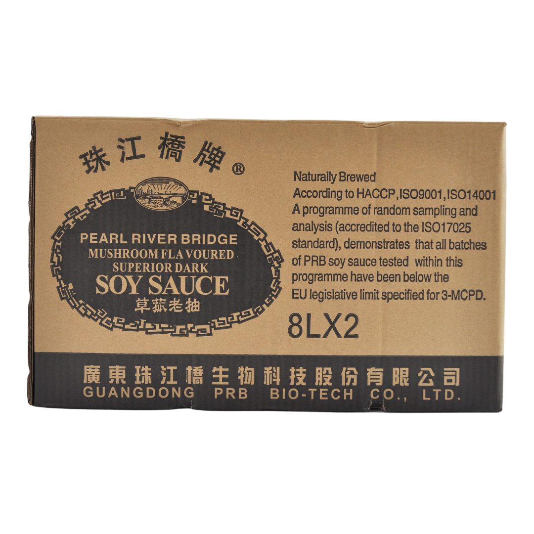 2 x 8ltr (16 litres) Mushroom Soy Sauce by Pearl River Bridge