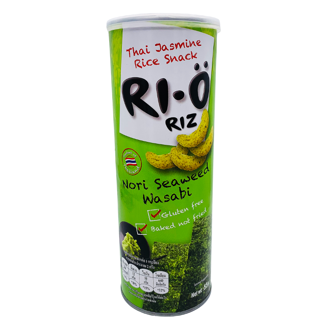 Nori Seaweed Wasabi Thai Jasmine Rice Snack 55g by RI-O