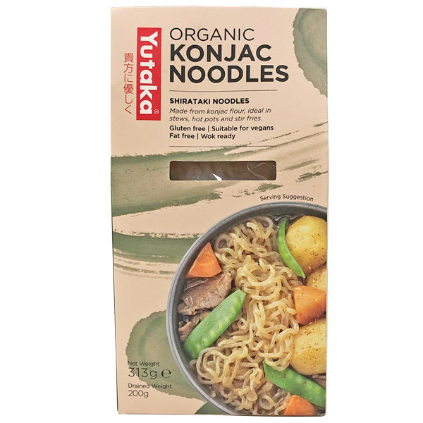 Gluten Free & Organic Konjac Noodles 200g by Yutaka – Thai Food Online ...