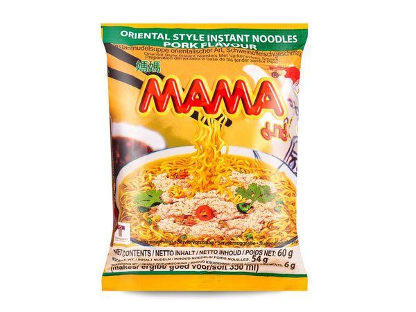 Wheat Flour MAMA Imported Instant Noodles Pork - 60gm
